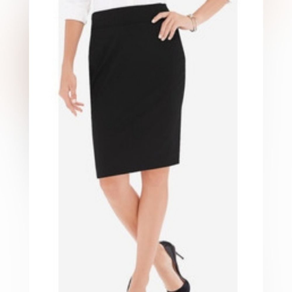 The Limited Black Collection Classic Office Essential Black Pencil Skirt O